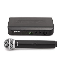 Sistema de Microfone de Mão sem fio - Shure BLX24/PG58