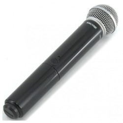 Sistema sem fio portátil SM58 com recetor de superfície. 518-542 MHz