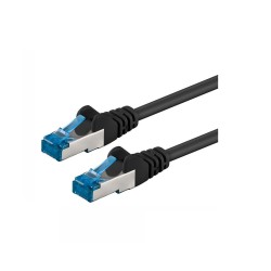 Cabo de Rede S/FTP, CAT6E, Preto, 1 metro, PROK