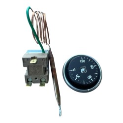 Termostato regulável de 0ºC a 120ºC (3 contactos), para banho maria