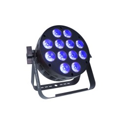 Projetor LED XPRO PAR, Slim 12 x 10W 6 em 1 (RGBWA-UV)