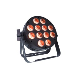 Projetor LED XPRO PAR, Slim 12 x 10W 6 em 1 (RGBWA-UV)