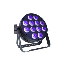 Projetor LED XPRO PAR, Slim 12 x 10W 6 em 1 (RGBWA-UV)