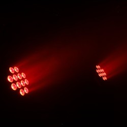 Projetor LED XPRO PAR, Slim 12 x 10W 6 em 1 (RGBWA-UV)