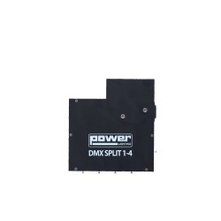Splitter DMX de 4 canais, com 1 entrada e 4 saídas