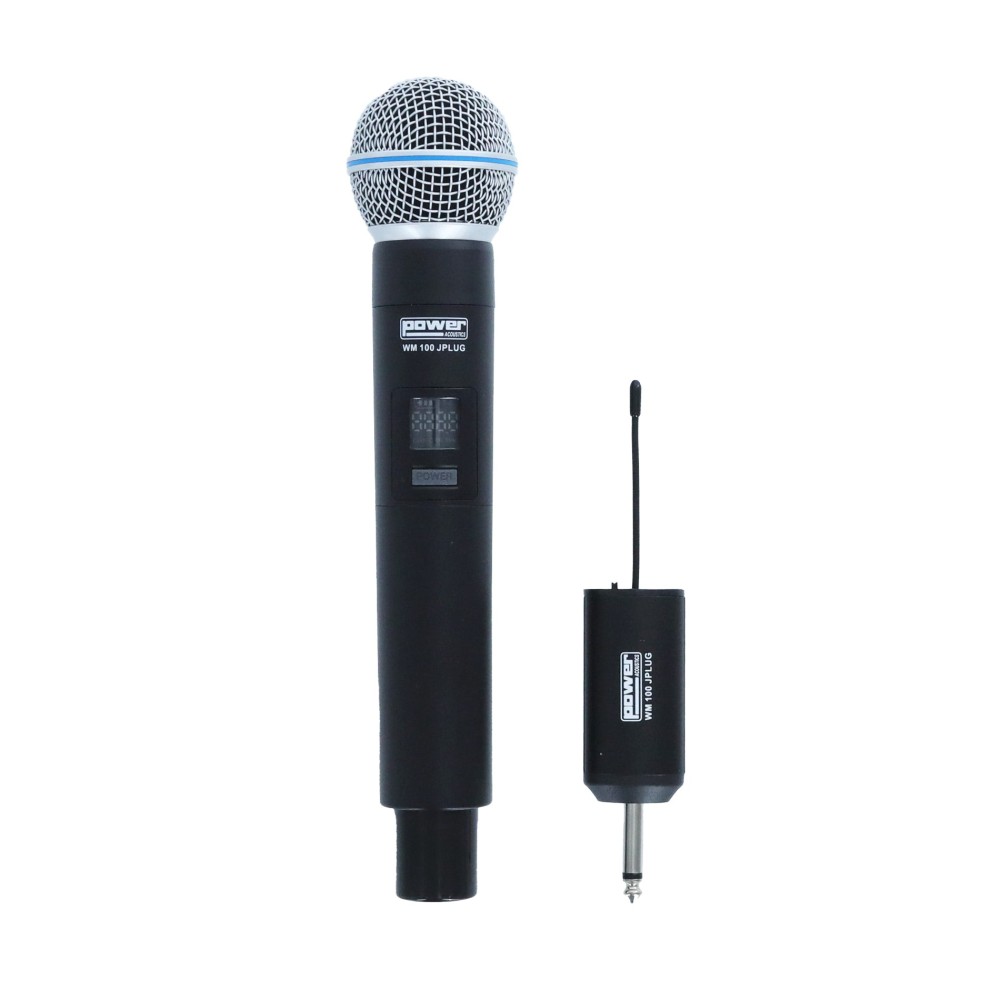 Microfone sem fio UHF, WM 100 JPLUG