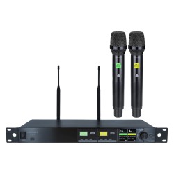Sistema duplo de Microfone de mão UHF - Série True Diversity
