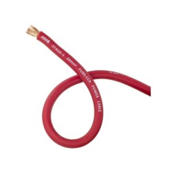 Cabo de alimentação CCA 20mm2, vermelho (vendido ao metro)