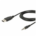 Cabo USB-A Macho / Jack Macho 4p, 1mt