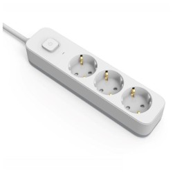 Extensão Elétrica 3G1.5, 3x Schuko, com Interruptor, 1.5m