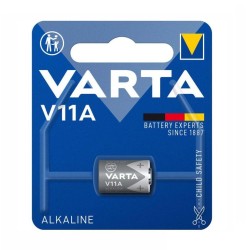 Pilha Alcalina A11, 6V, da marca VARTA