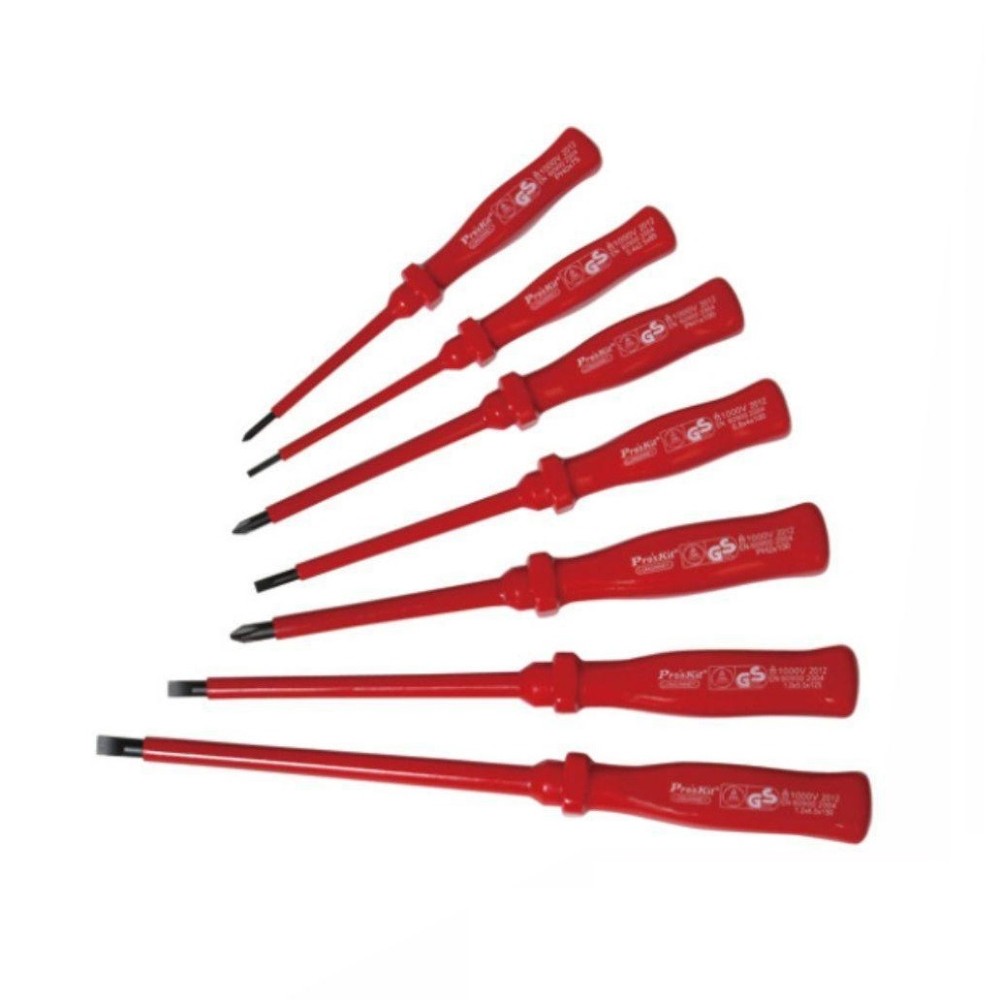 Conjunto de 7 Chaves Isoladas, 1000v