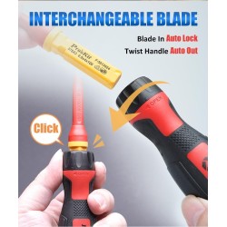 Conjunto de 13 Chaves VDE 1000V e 1 Busca-Pólos