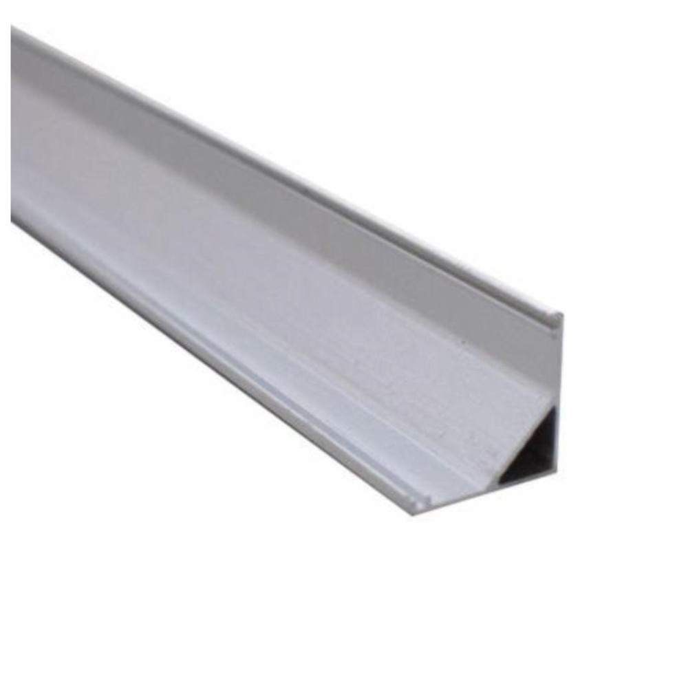 Perfil de Alumínio para Fita LED, de canto, 2 metros