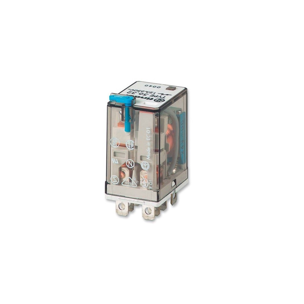 Relé de potência AC230V/2C/12A, FINDER