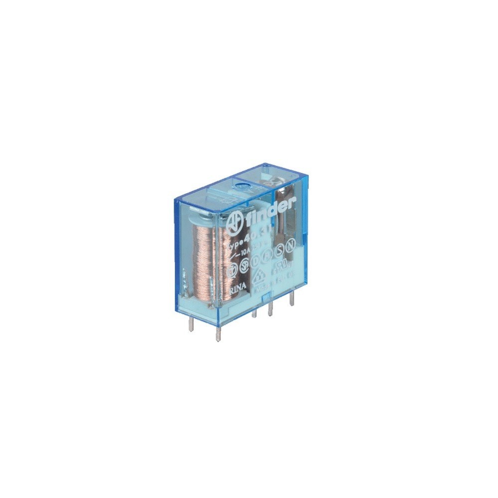 Relé DC 24V/1C/10A – R:3,5mm, para Circuito Impresso