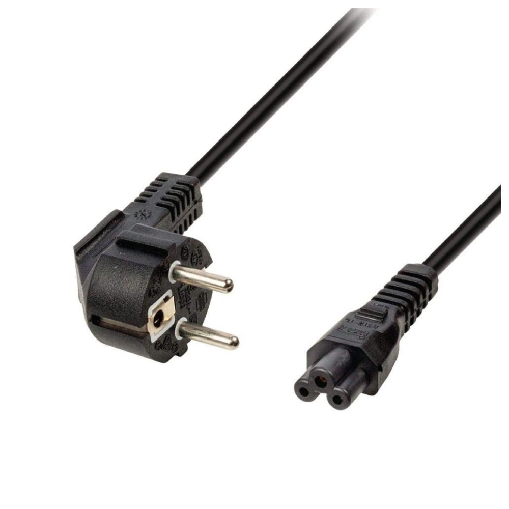 Cabo Alimentação Notebook, Schuko Macho / IEC C5 Fêmea, 1.5mt