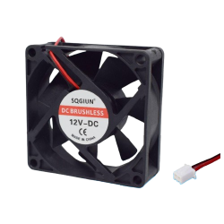 Ventilador 12V, 70x70x25mm, 2 Fios