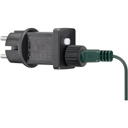 Cordão de luzes LED para árvore com 400 LEDs e anel, 16 x 1,5m