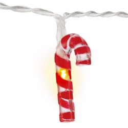 Luzes de Natal formato Bengalas, c/ 10 LEDS, IP20, 1.2mt