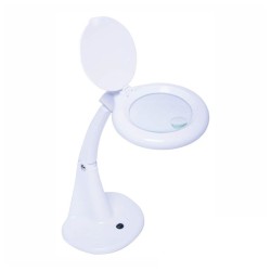 Candeeiro de Secretária, com lupa 3/12 Dioptrias, 40 LED, 6W