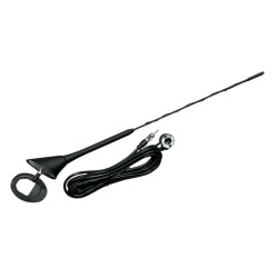 ANTENA AUTO 40cm FIBRA COM CABO 5MTS