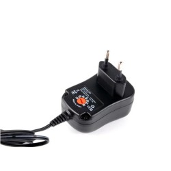 Fonte de alimentação universal 3, 4, 5, 5, 6, 7,5, 9, 12V, 12W/1A, com 6 pontas de prova