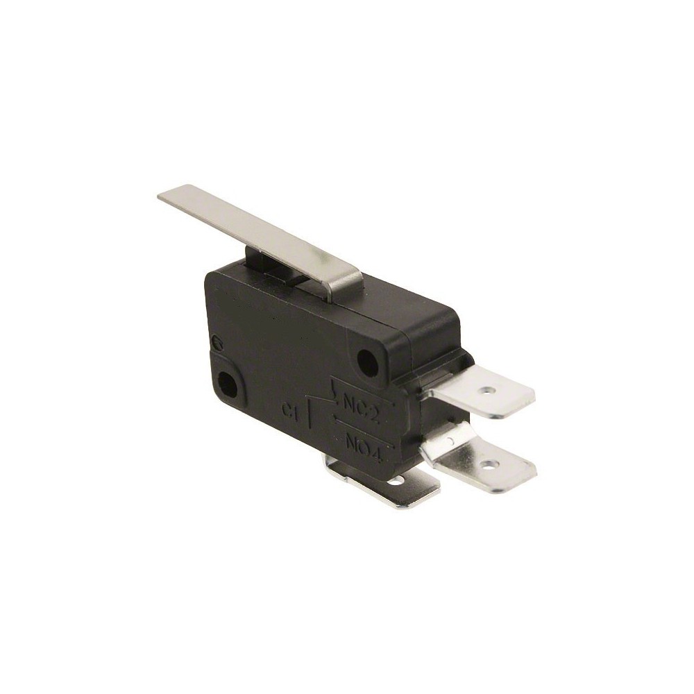 Microswitch ON-ON SW, 10A, 250VAC, SPDT3P, com patilha