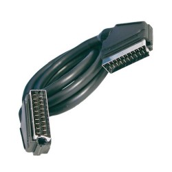 Cabo Scart Macho/ Scart Macho, 21 pinos, , Ø: 9,4mm, 1,5mt