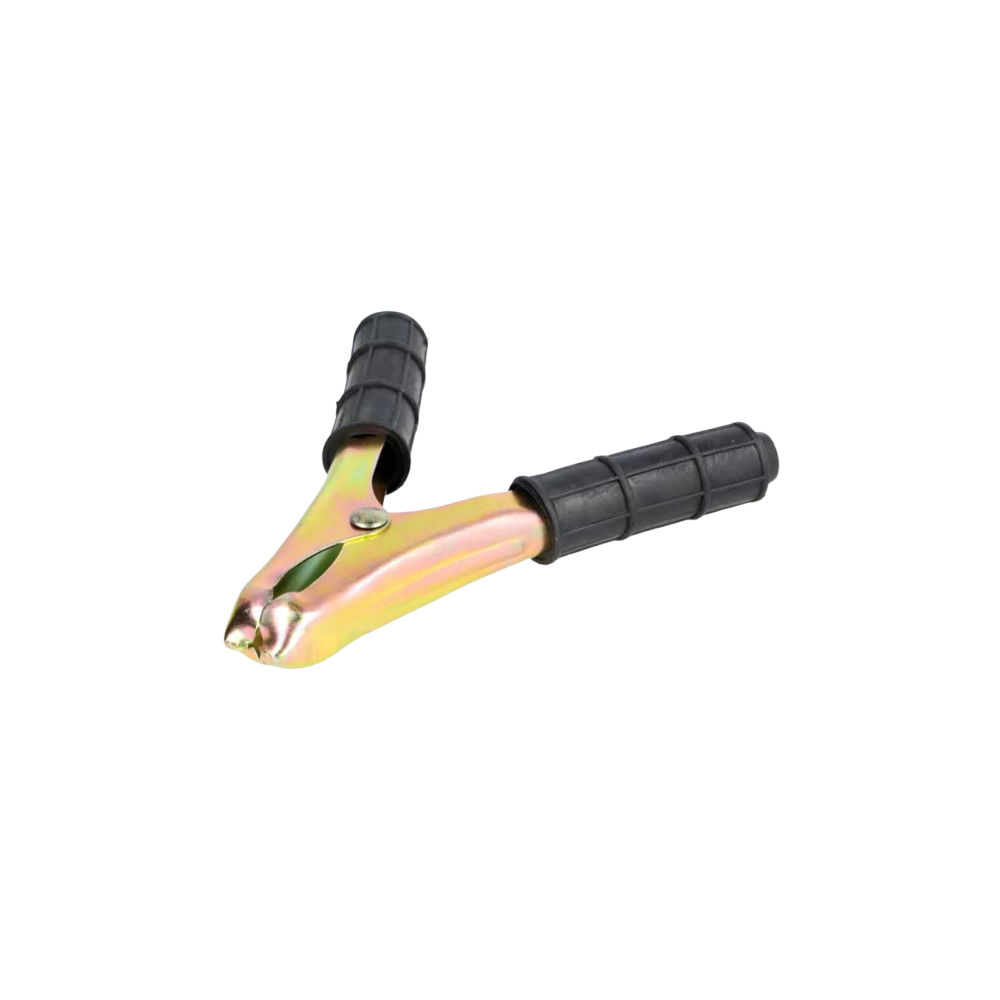 Garra preta, tipo crocodilo, 200A, intervalo ajuste máximo 25mm