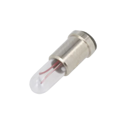 Lâmpada de miniatura;, casquilho SUB-MIDGET, 1,5VDC, 75mA, bolha T1, Ø:4mm