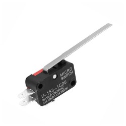 Comutador Microswitch 12A, Patilha Grande