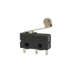 Comutador MicroSwitch, com Patilha e Rodizio, 5A, da marca VELLEMAN