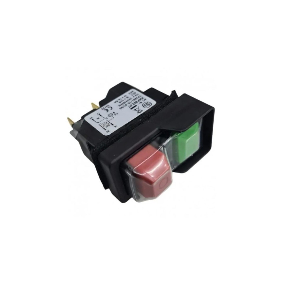 Interruptor de encastrar TP02A, 230V – 16A(AC-1), 15A (AC-3)