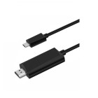 Cabo HDMI Macho / USB-C Macho, 4K, 2 metros