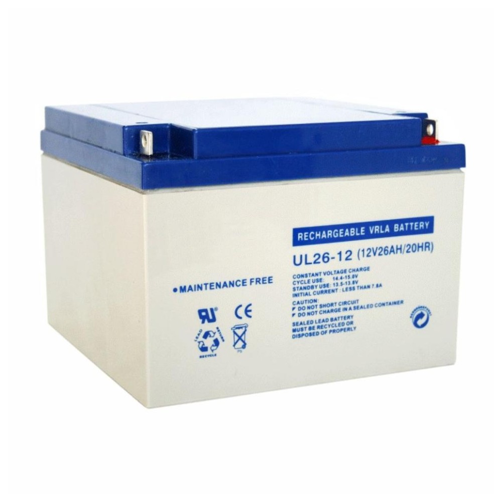 Bateria de Chumbo, 12V, 26A