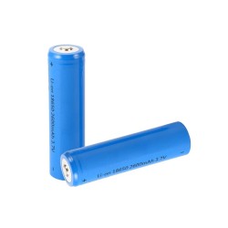 Bateria recarregável de lítio 18650, 3.7V, 2600mAh