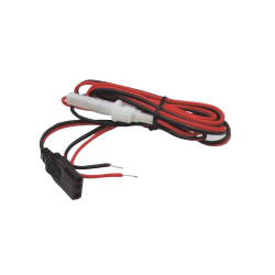 Cabo alimentação DC-12V suporte fusível 3 pinos rádio CB