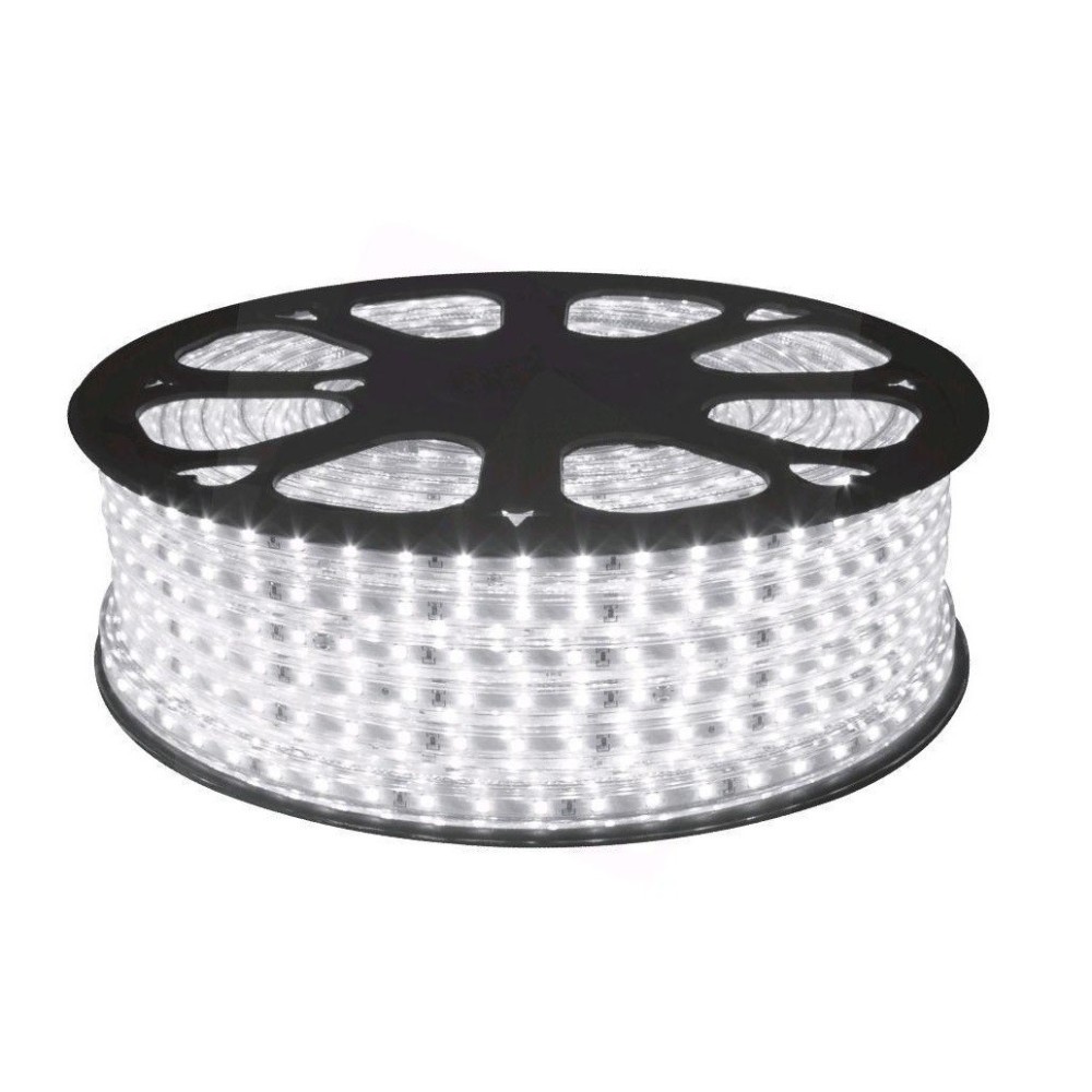 Fita de 3000 LEDS 3528, 4000K, 220V, 4.8W/m, IP67, 50 metros AVIDE