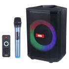 Coluna Amplificada USB/MicroSD/LED RGB/BT/FM/AUX TWS, da marca XO