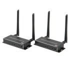 Transmissor HDMI e KVM wireless 180 metros, 4K-24Hz 1080p-60Hz