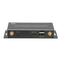 Transmissor HDMI e KVM wireless 180 metros, 4K-24Hz 1080p-60Hz