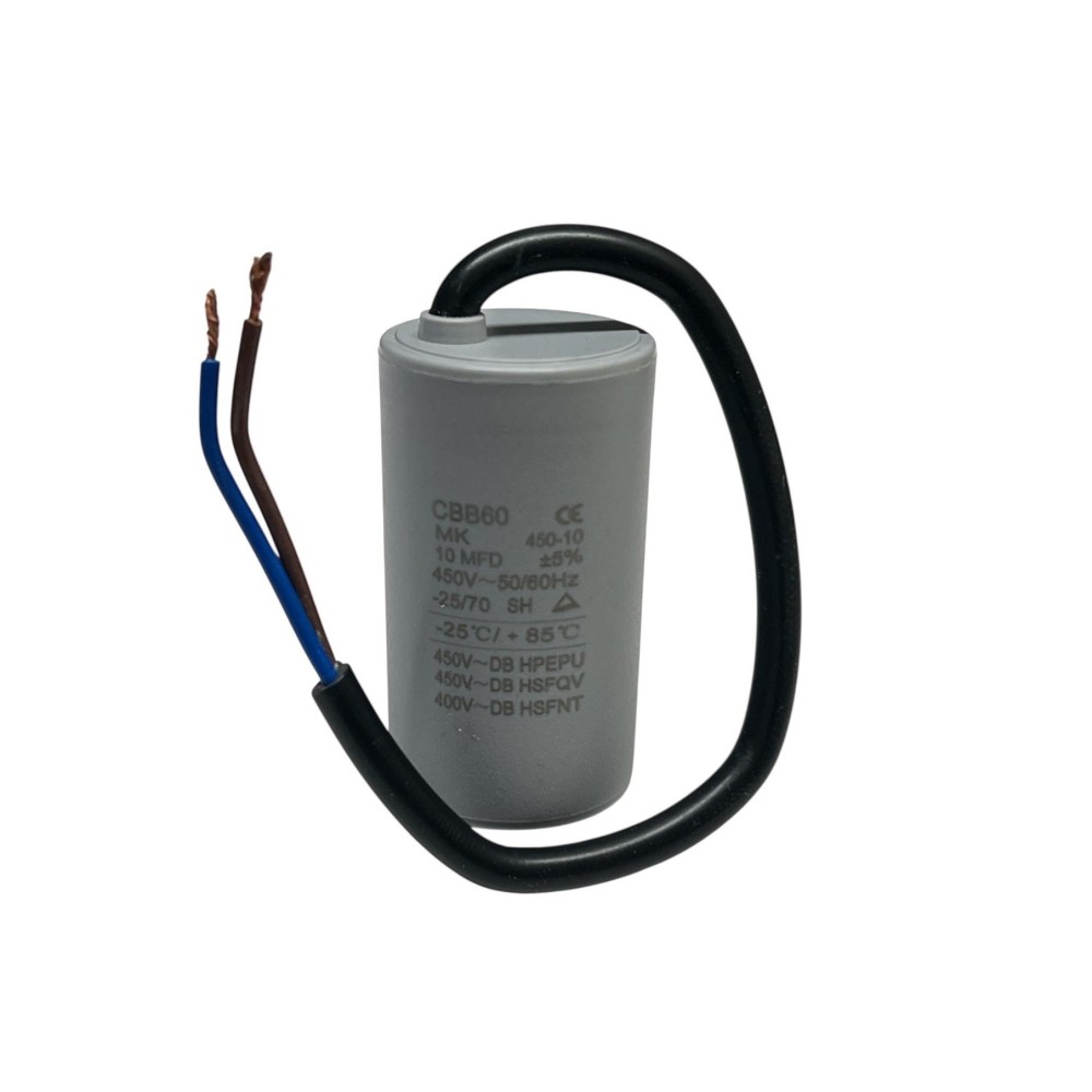 Condensador com cabo, 10mf 450V UNIVERSAL