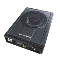 Subwoofer 8" ativo de baixo perfil, Phoenix Gold Z8150V