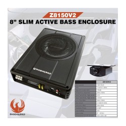 Subwoofer 8" ativo de baixo perfil, Phoenix Gold Z8150V