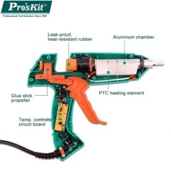Pistola de cola quente, 80W, PROSKIT