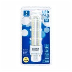 Lâmpada LED PLC G24 11W 4000K 900lm