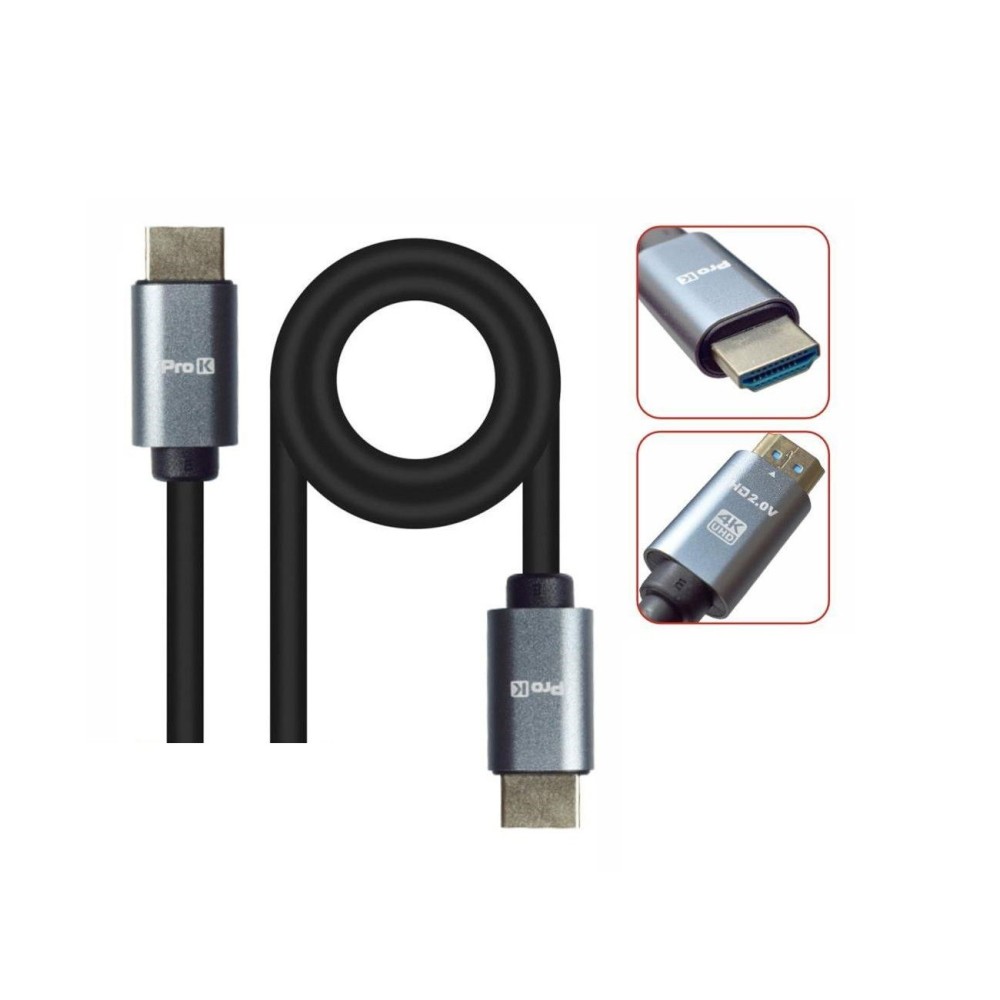 Cabo HDMI 2.0 UHD 4K Macho / Macho, 5mts, PROK