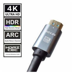 Cabo HDMI 2.0 UHD 4K Macho / Macho, 5mts, PROK