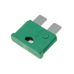 Fusível tipo garfo 30A 32V 19mm verde